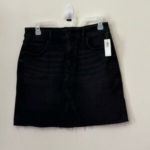 NWT Old Navy Black Denim Mini Skirt